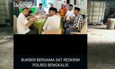 SKANDAL MAFIA SOLAR BENGKALIS: Beredar Foto Keakraban Depi Rusdianto Bersama Jajaran Satreskrim, Terkuak Alasan Gudang Oplosan 60 Ton Kebal Hukum?